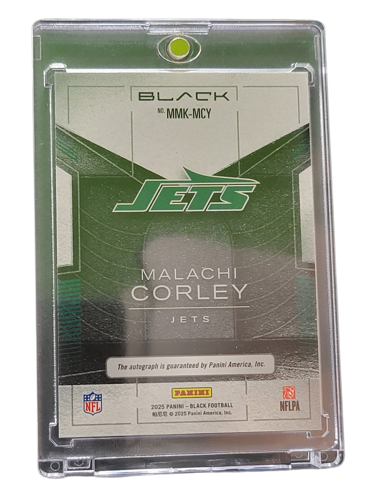 2025 Panini Black Metallic Marks Malachi Corley #MMK-MCY 84/99