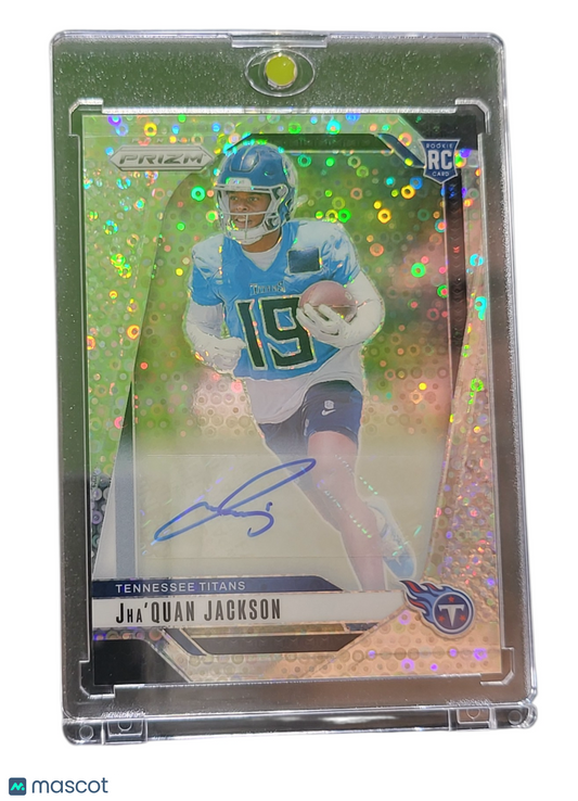 2024 Panini Prizm Jha'Quan Jackson #352 Green Pulsar RC