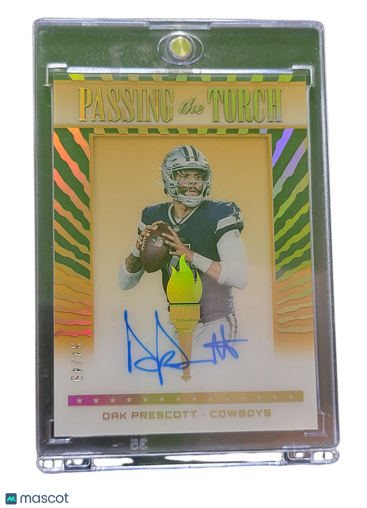 2022 Panini Clearly Donruss Passing the Torch Dak Prescott #PT-DP 34/49