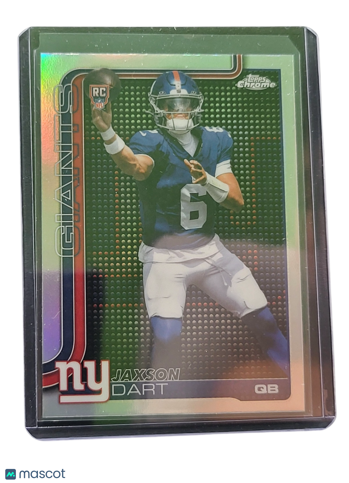 2025 Topps Chrome Jaxson Dart #306 Refractor RC light board