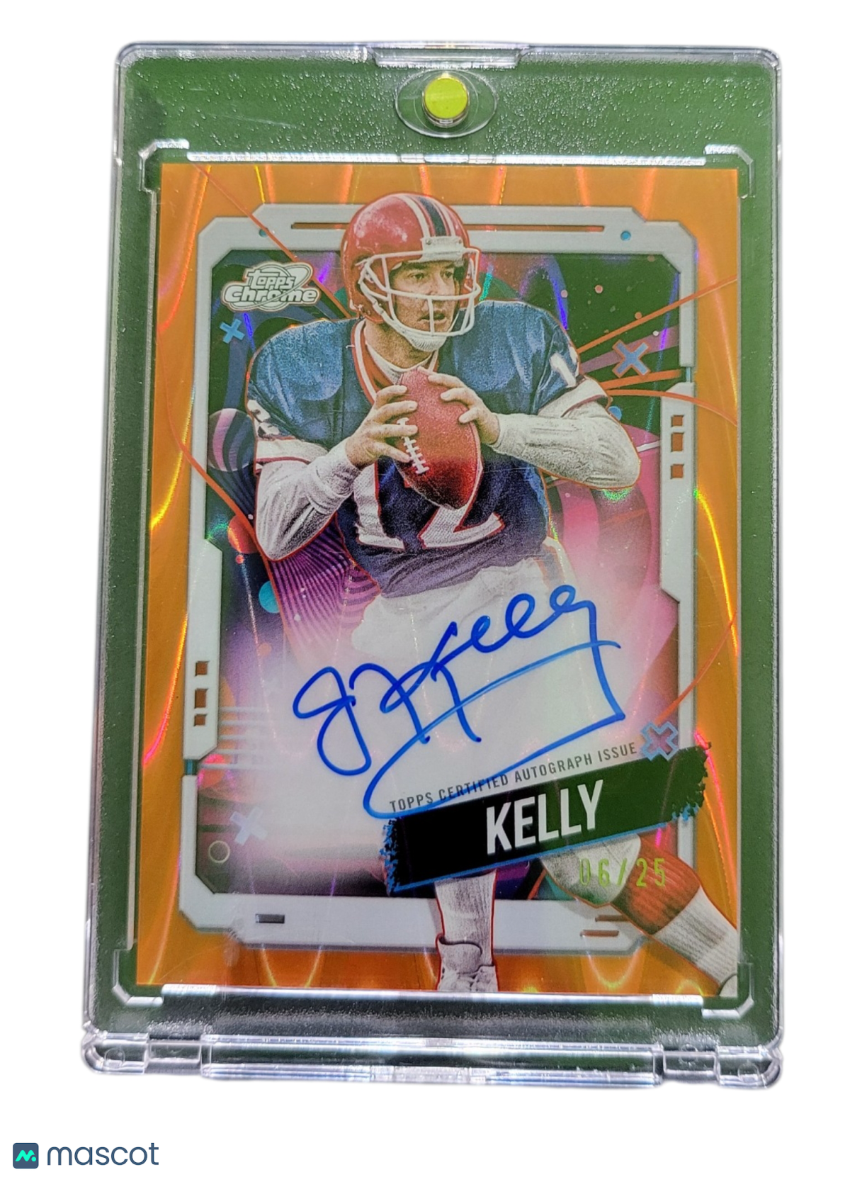 2024 Topps Cosmic Chrome Football Jim Kelly #CCA-JK Orange RayWave 06/25