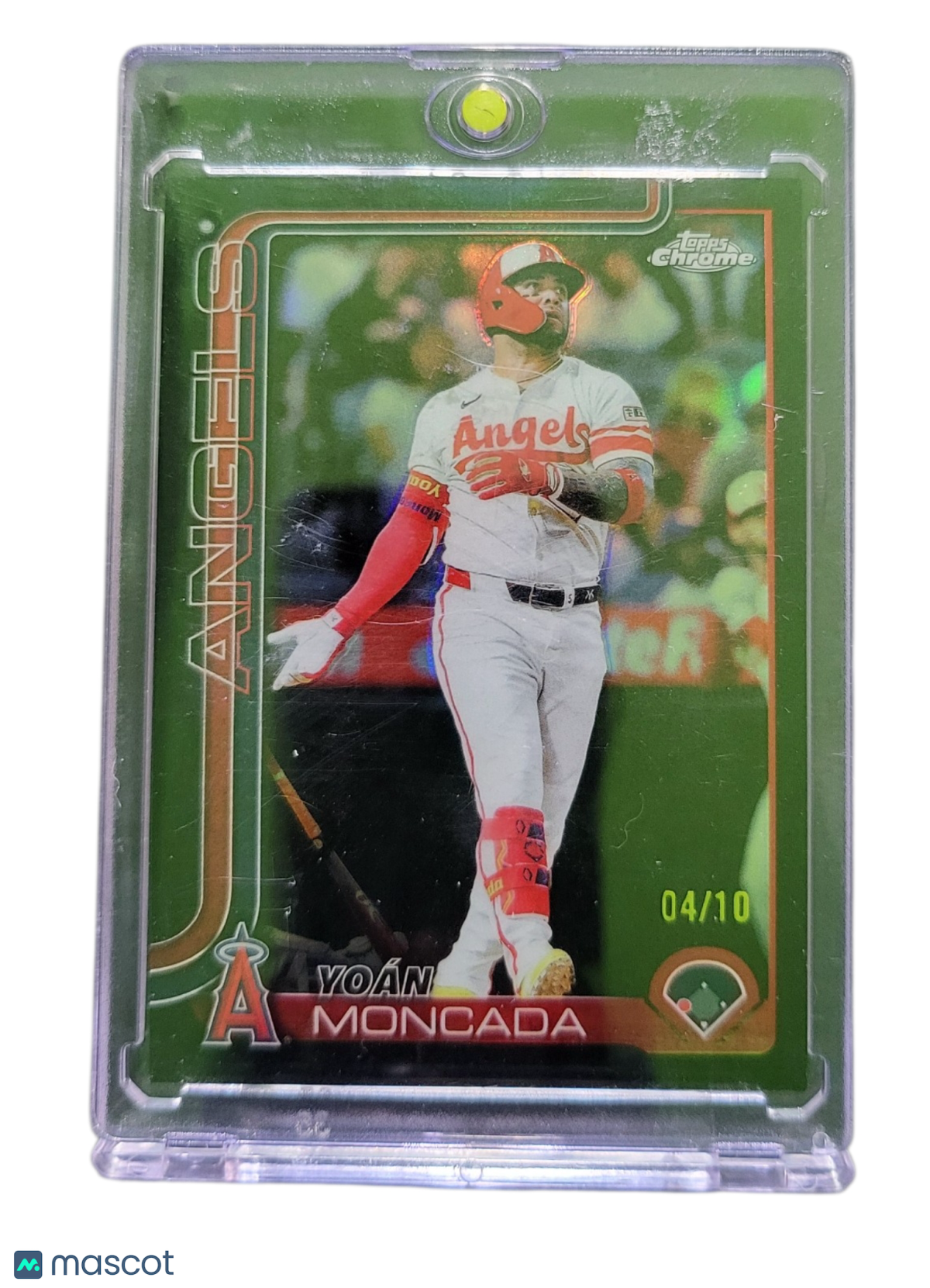 2025 Topps Chrome Yoán Moncada #USC22 Green Refractor 04/10