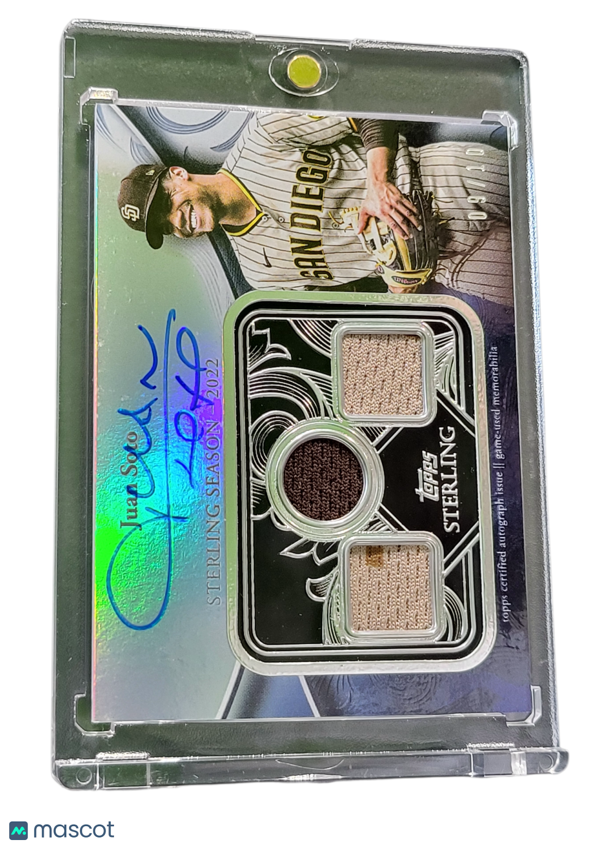 2024 Topps Sterling Juan Soto #SSAR-JS Triple Relic Sterling Seasons Game-Used