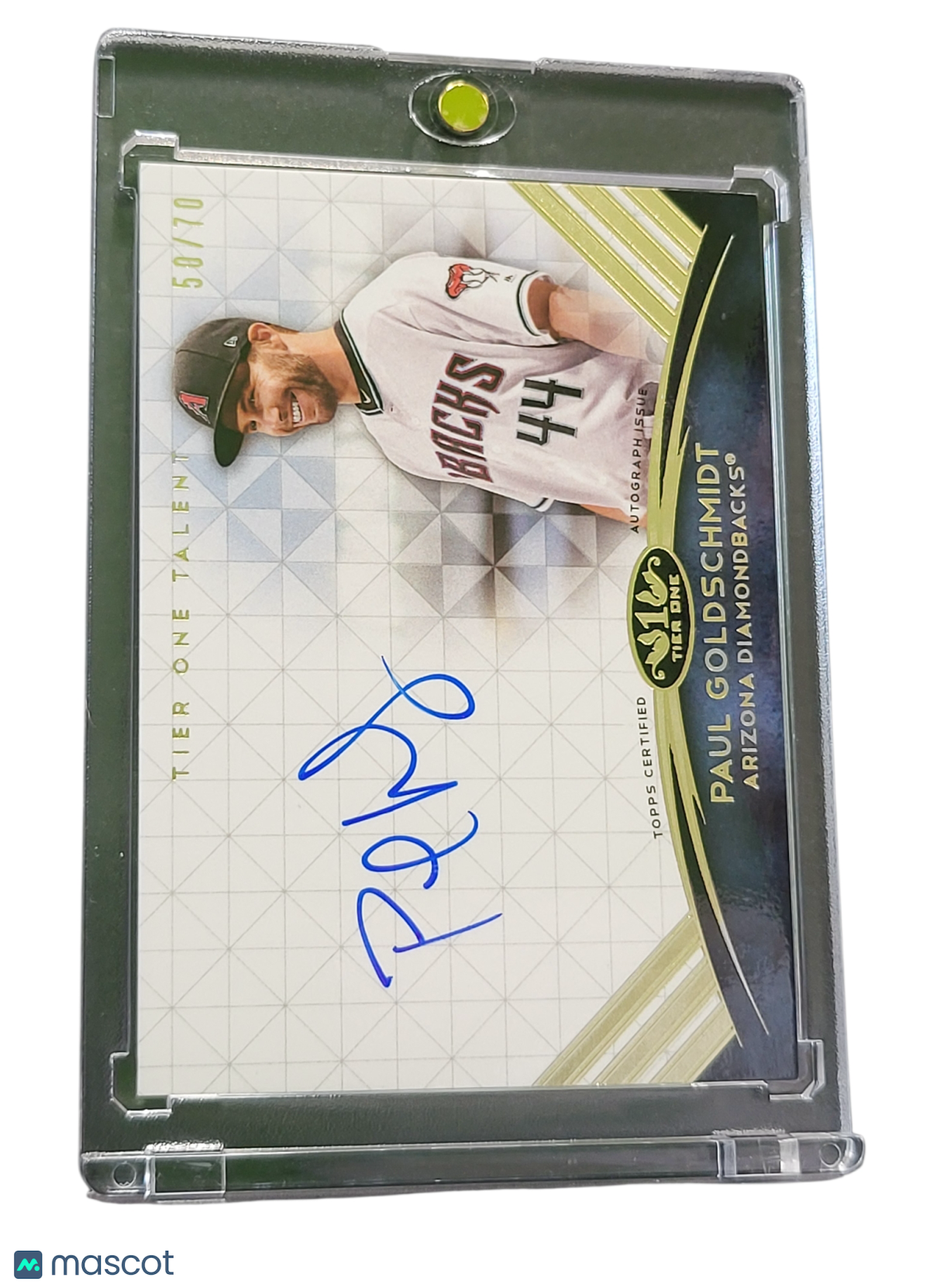 2018 Topps Tier One Tier One Talent Paul Goldschmidt #TTA-PG 50/70