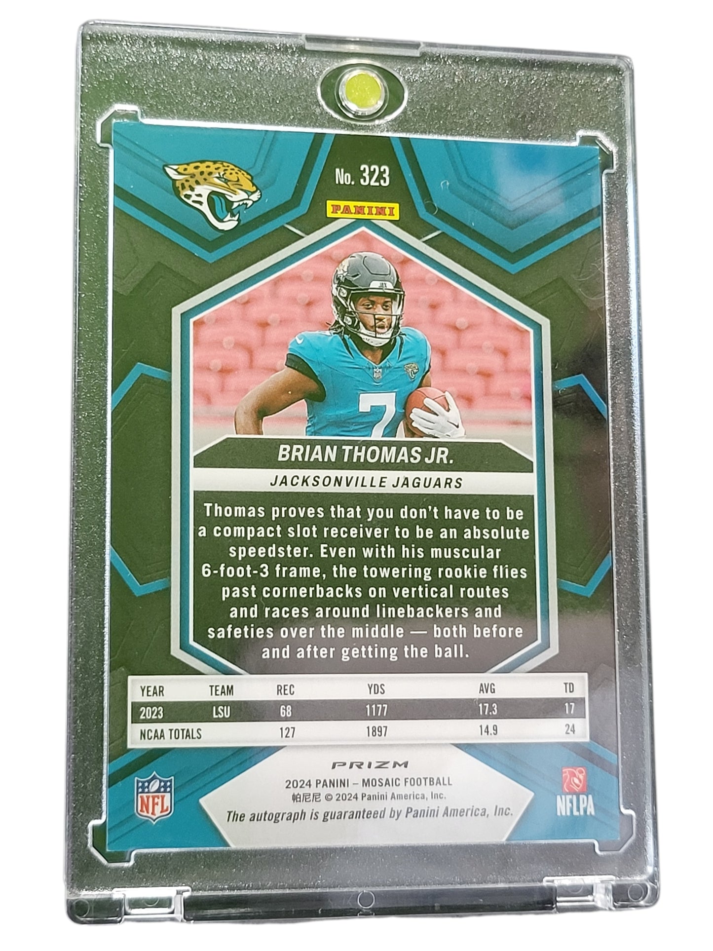 2024 Panini Prizm Mosaic Brian Thomas Jr. #323 RC