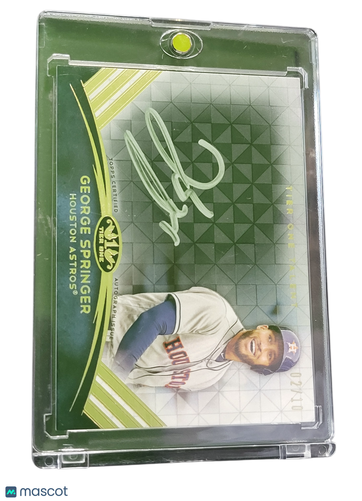 2018 Topps Tier One George Springer #TTA-GSP 02/10
