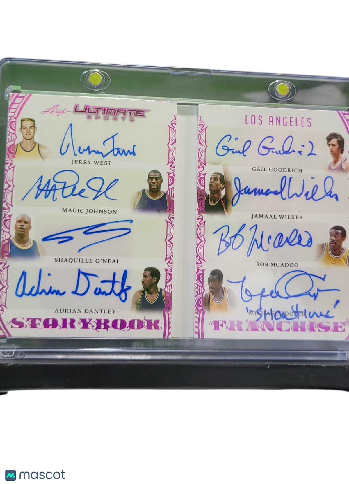 2024 Leaf Ultimate Sports Storybook Franchise  Magic Jerry West Shaq O'Neal