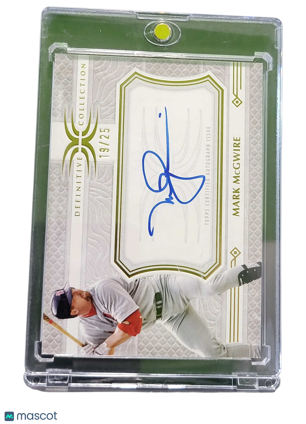 2025 Topps Definitive Collection Mark McGwire #LAC-MM Legendary Autograph /25
