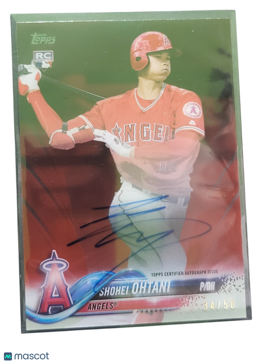 2018 Topps Chrome Shohei Ohtani #CAA-SO RC 34/50