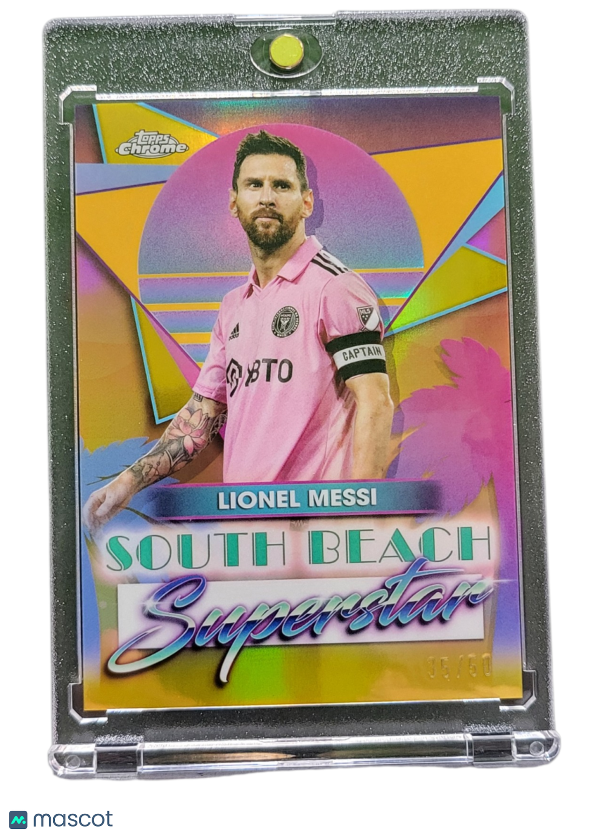 2024 Topps Chrome South Beach Superstar Lionel Messi #SB-6 35/60