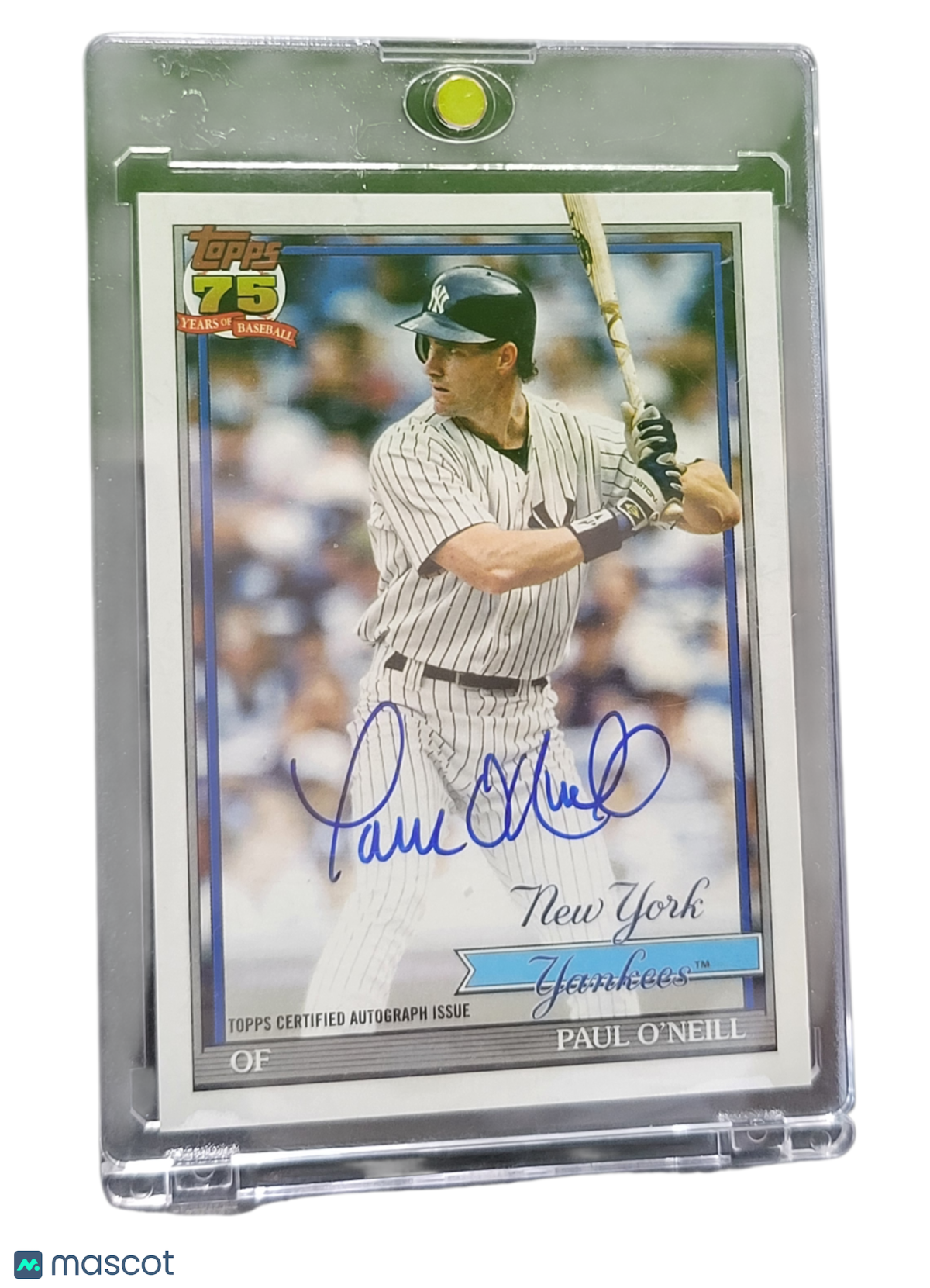 2026 Topps Baseball Autograph Card Paul O'Neill #91A-PO