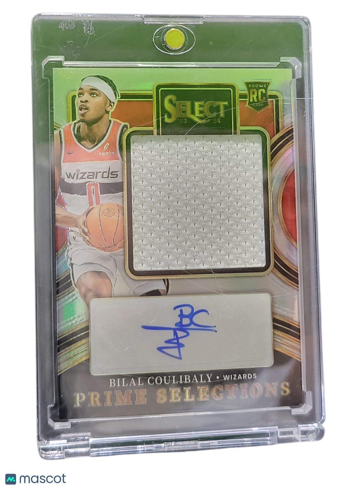 2024 Panini Select Prime Bilal Coulibaly #PS-BIL 62/99 Jersey Patch RC
