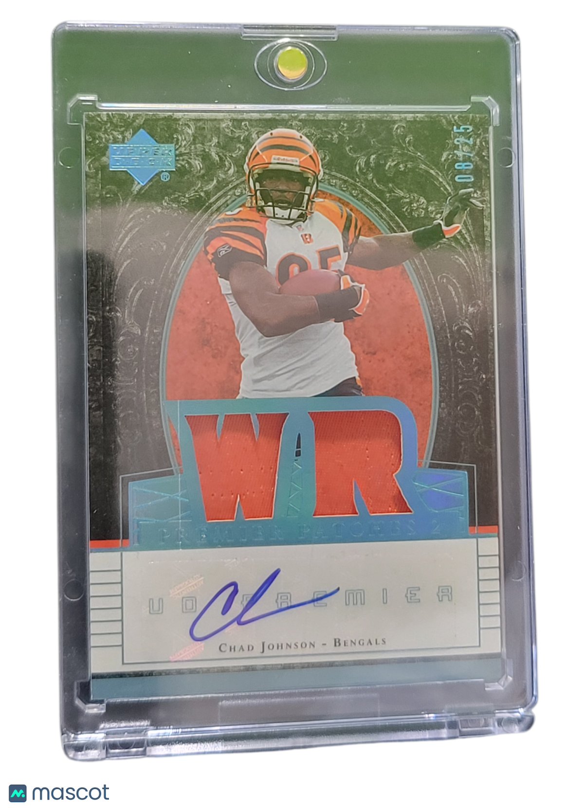 2007 Upper Deck UD Premier Premier 2 Chad Johnson #PP2-JO Game-Used Patch