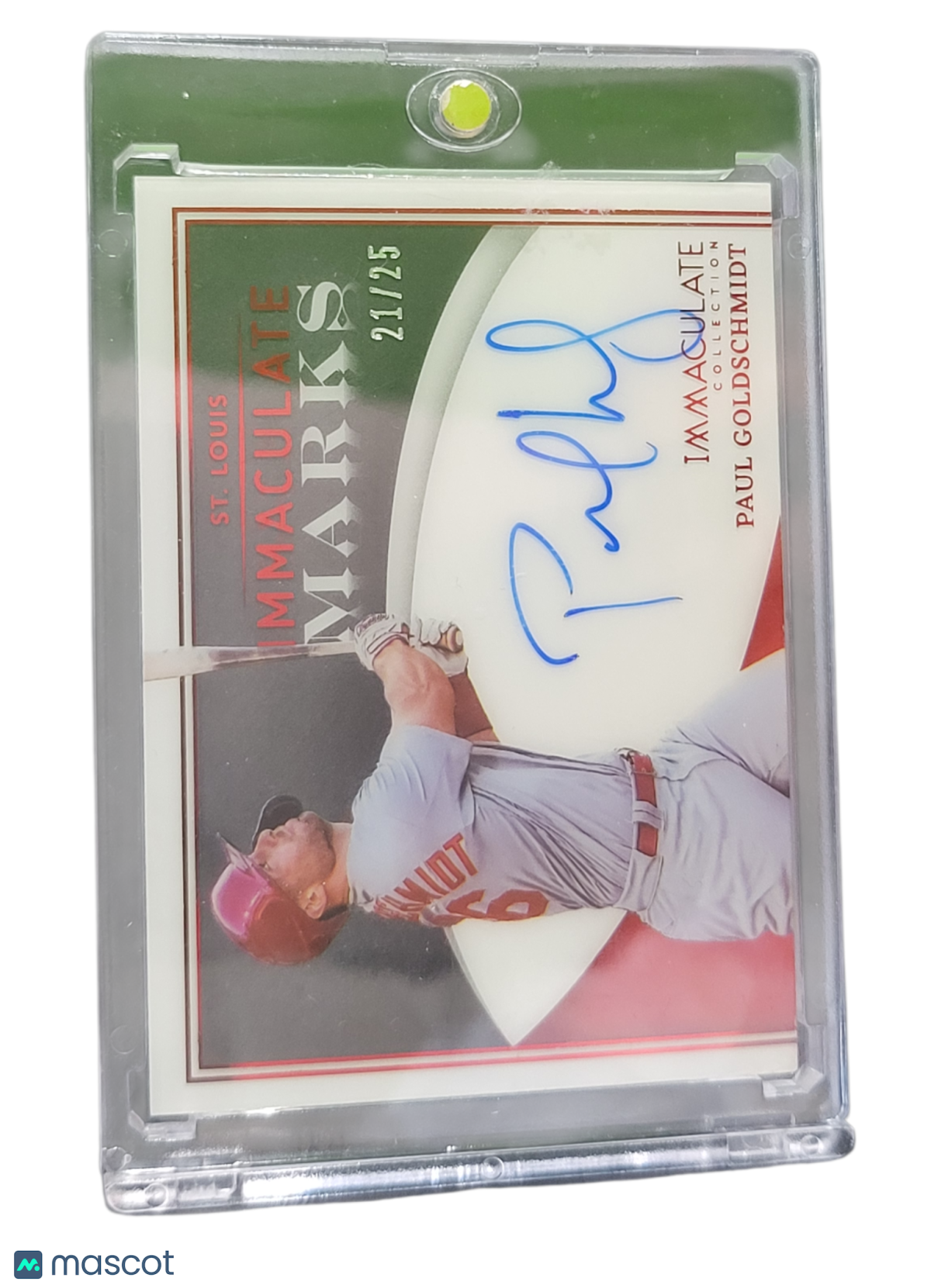 2022 Panini Immaculate Collection Immaculate Marks Paul Goldschmidt #IM-PG 21/25