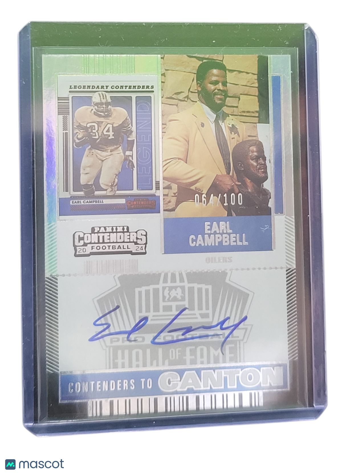 2025 Panini Contenders Football Contenders to Canton Earl Campbell #CTC-ECL