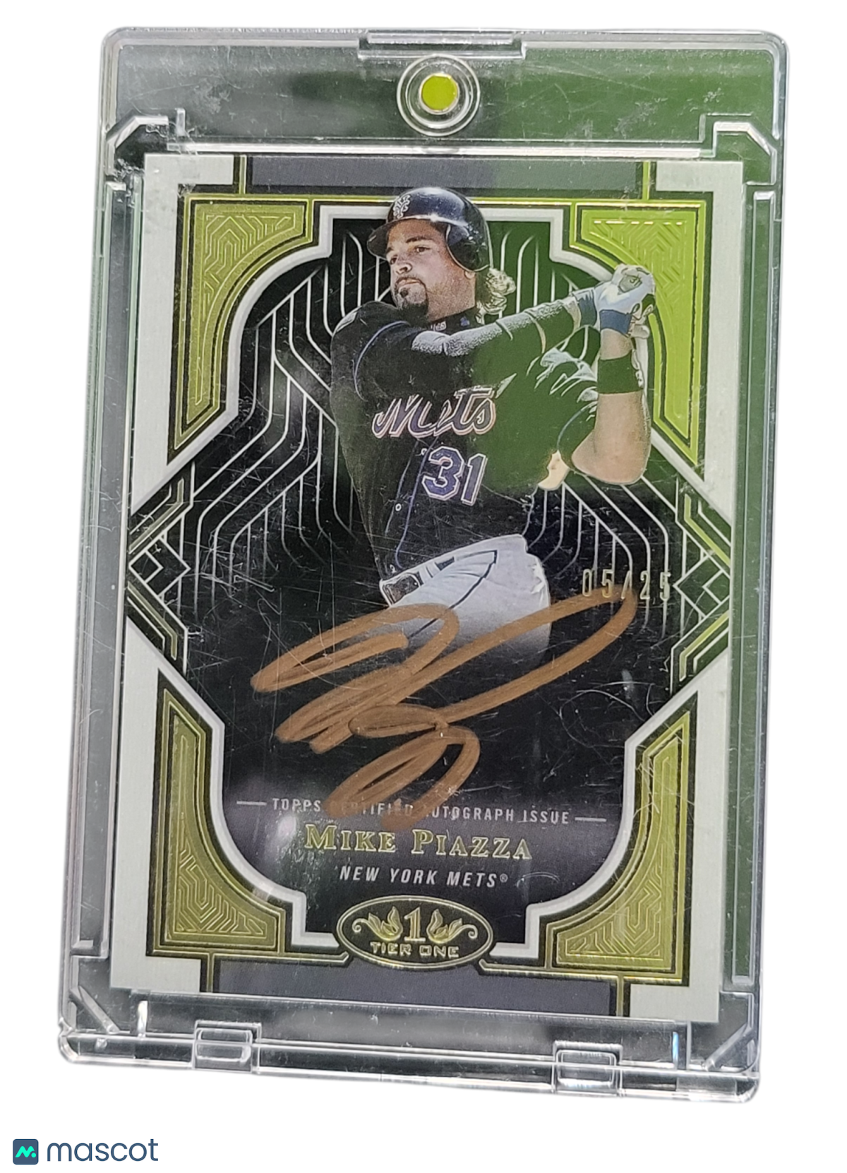 2023 Topps Tier One Mike Piazza #T1A-MP Bronze Ink
