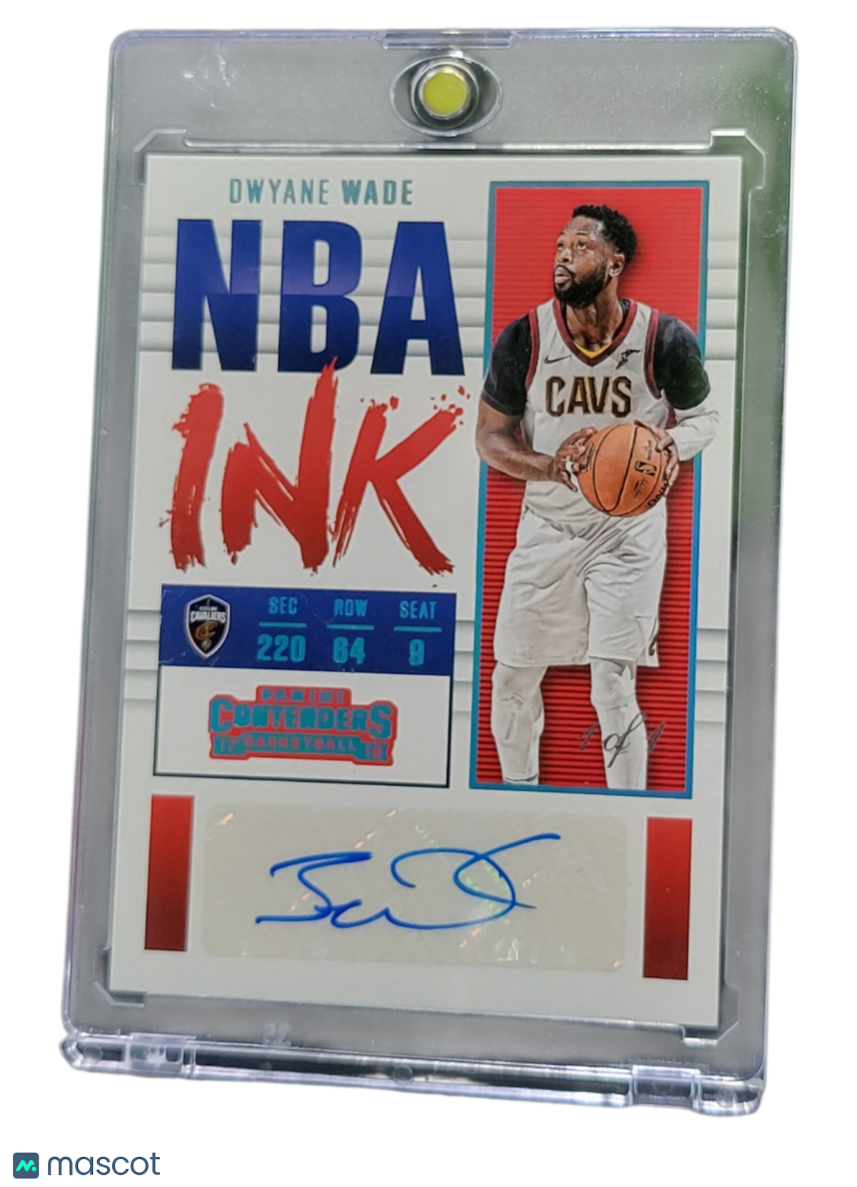 2018 Panini Contenders NBA Ink Dwyane Wade #NI-DWD 1/1