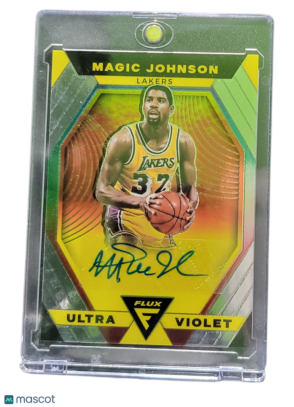 2023 Panini Flux Ultra Violet Signatures Magic Johnson #UVS-MJO