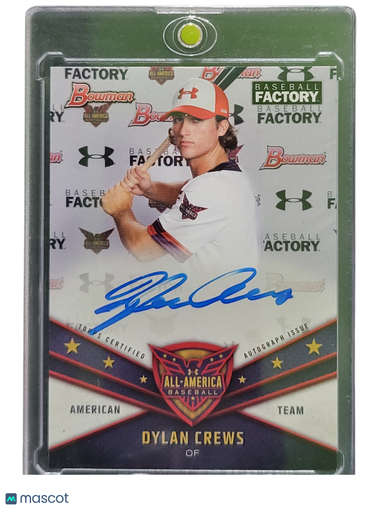 2019 Bowman Under Armour All-America Baseball Dylan Crews #UAA-3 100/199
