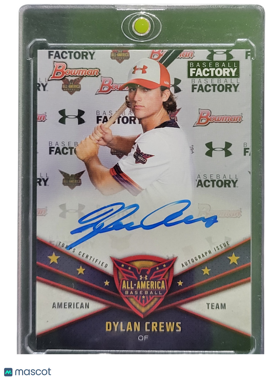 2019 Bowman Under Armour All-America Baseball Dylan Crews #UAA-3 100/199