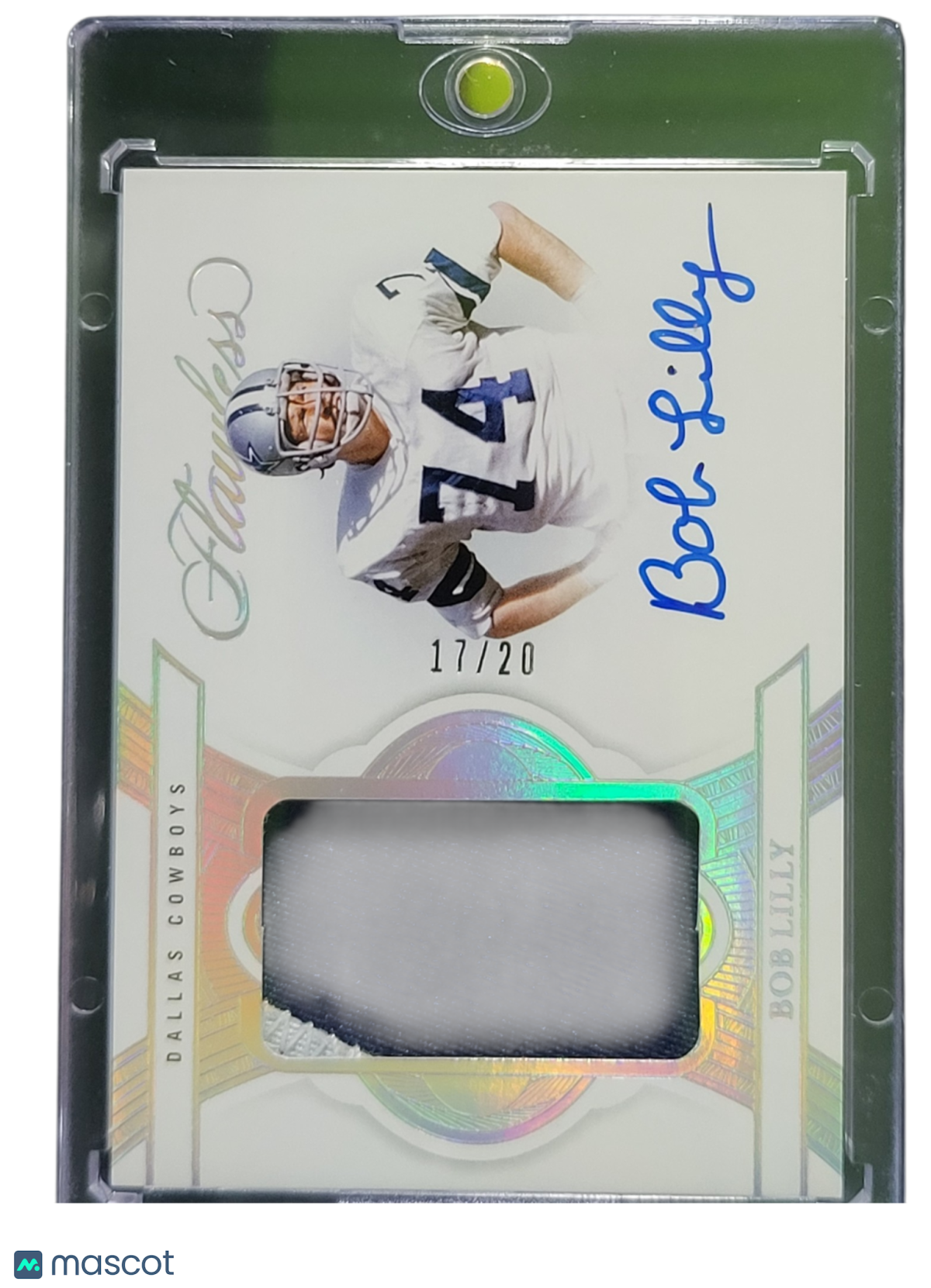 2026 Panini Flawless Bob Lilly #PA-BLY 17/20 Patch Autograph