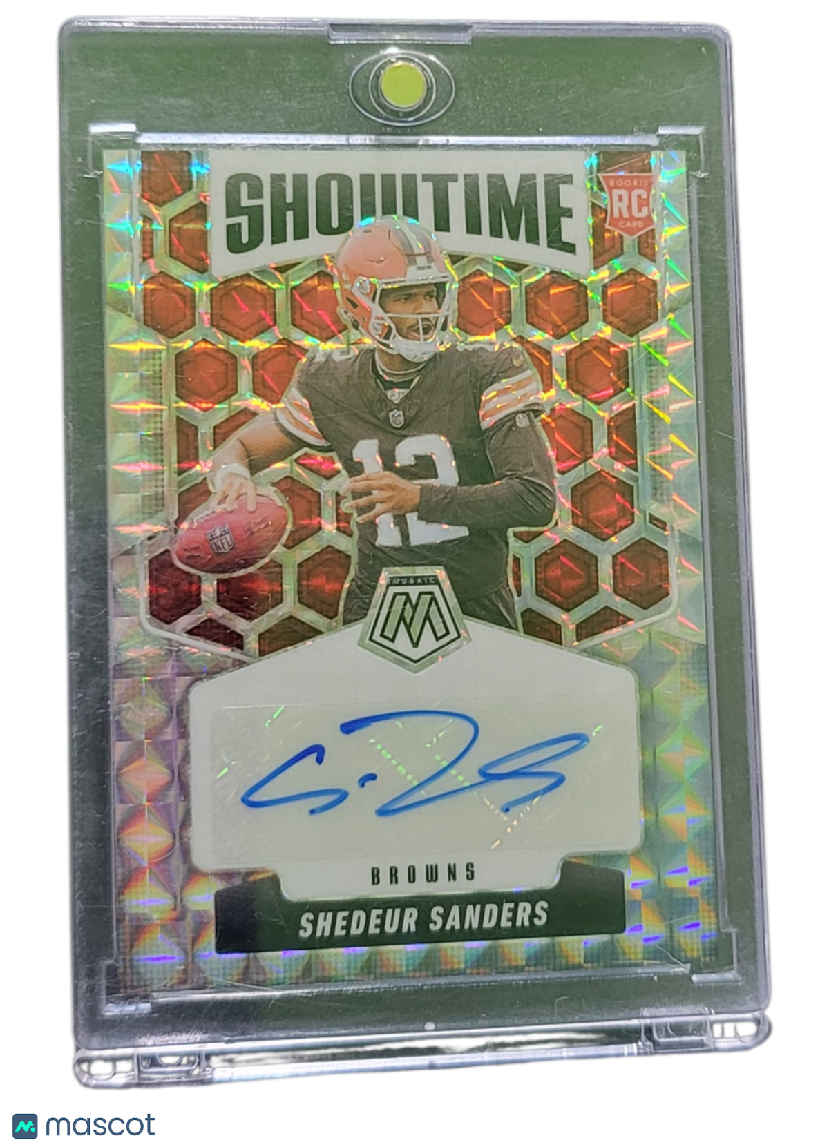 2025 Panini Mosaic Showtime Shedeur Sanders #SOS-SSA Silver Prizm RC