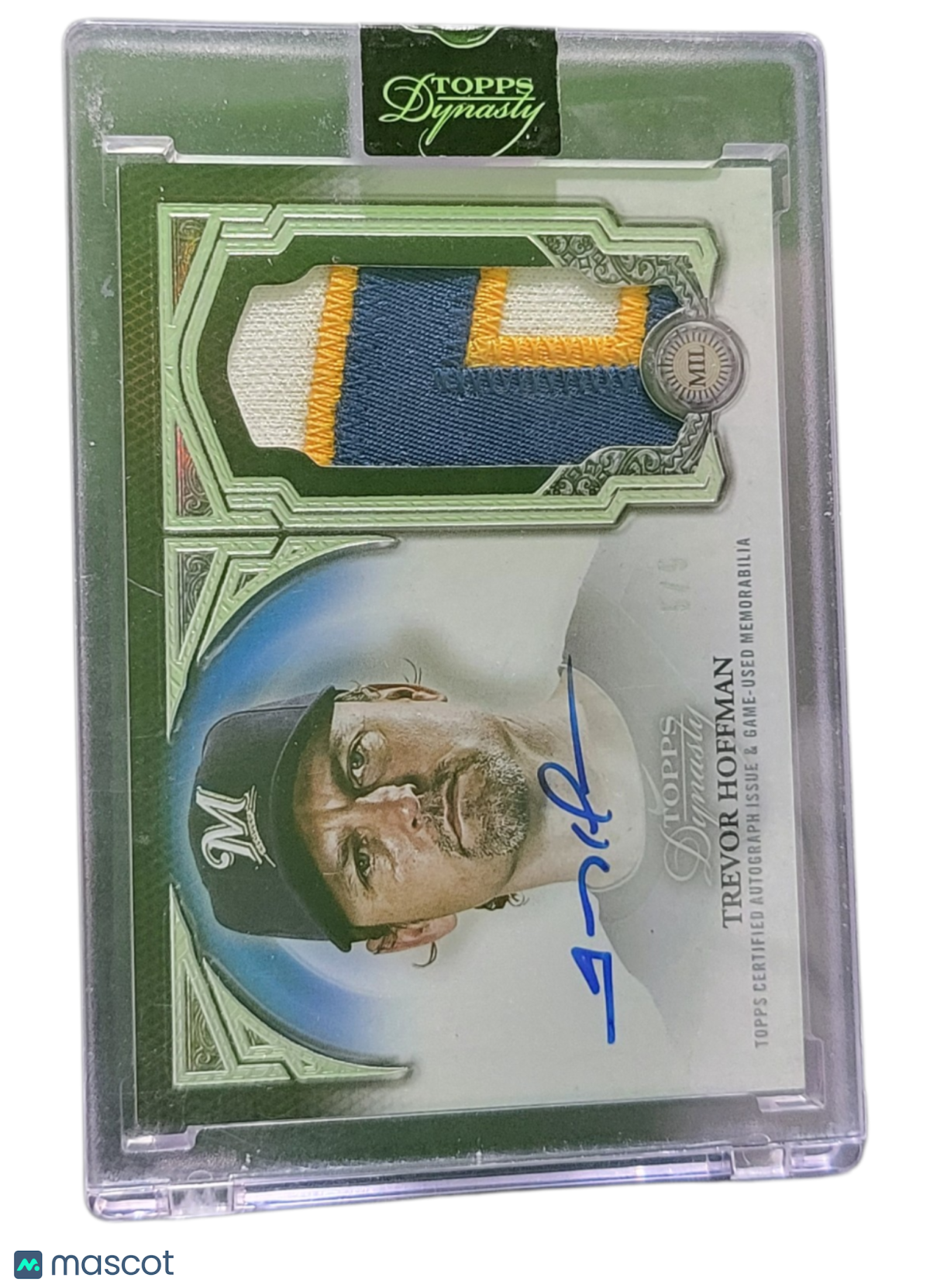 2023 Topps Dynasty Trevor Hoffman #DAP-TH02 Patch Memorabilia