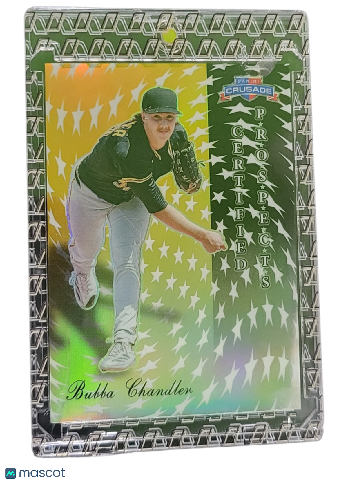 2025 Panini Prizm Crusade Baseball Bubba Chandler #17 Green Stars 04/10