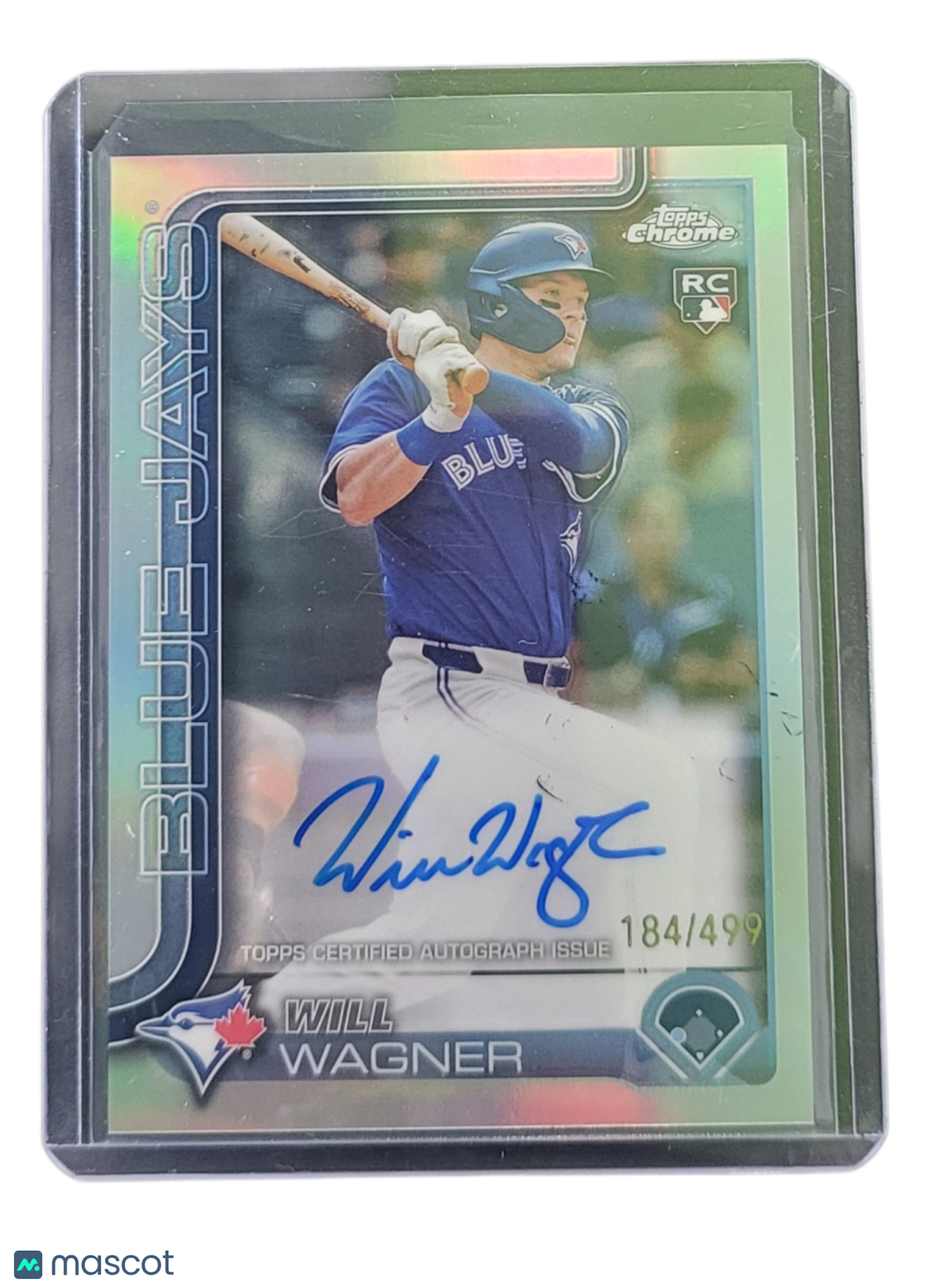 2025 Topps Chrome Will Wagner #RA-WW Refractor 184/499 RC