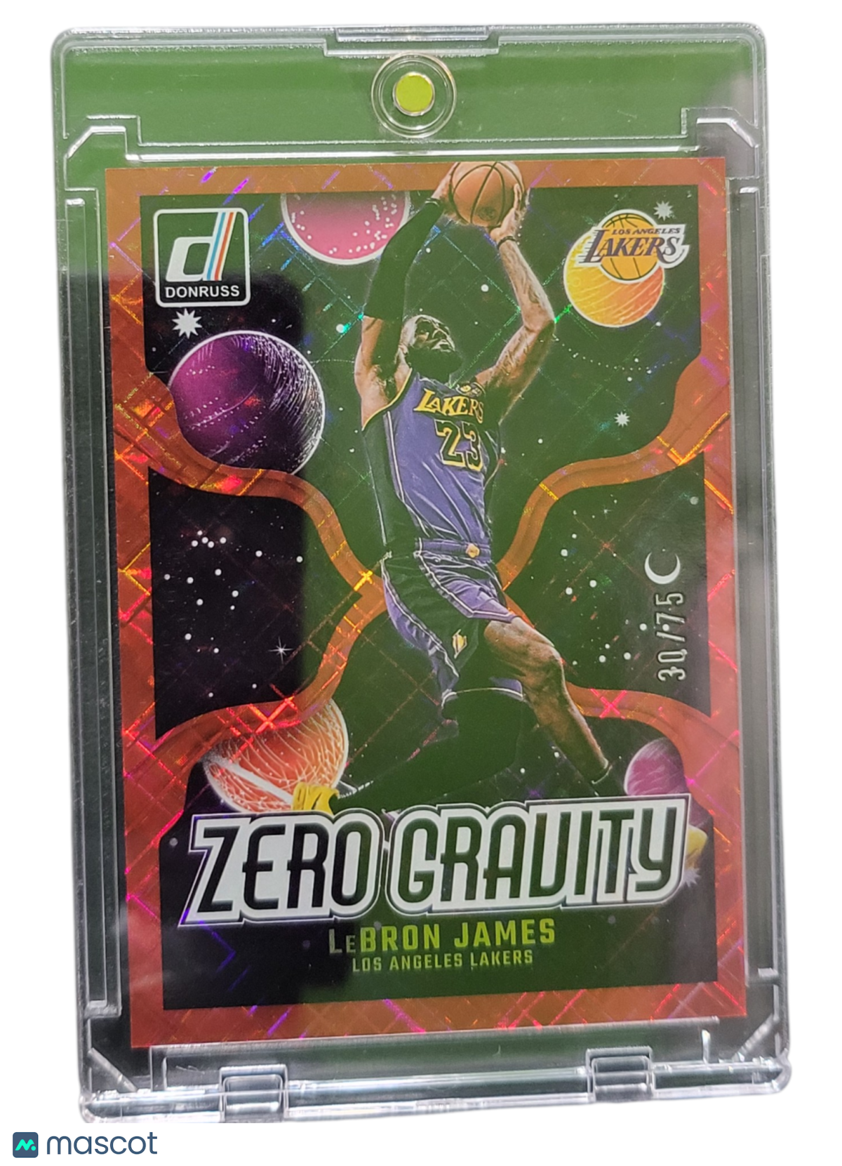 2024 Panini Donruss Zero Gravity LeBron James #3 Orange Laser