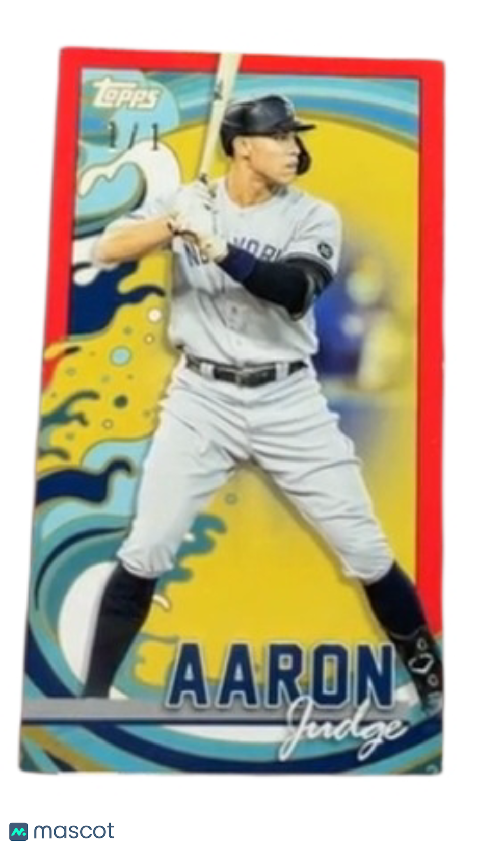 2023 Topps Series 1 Aaron Judge Red Border 1/1