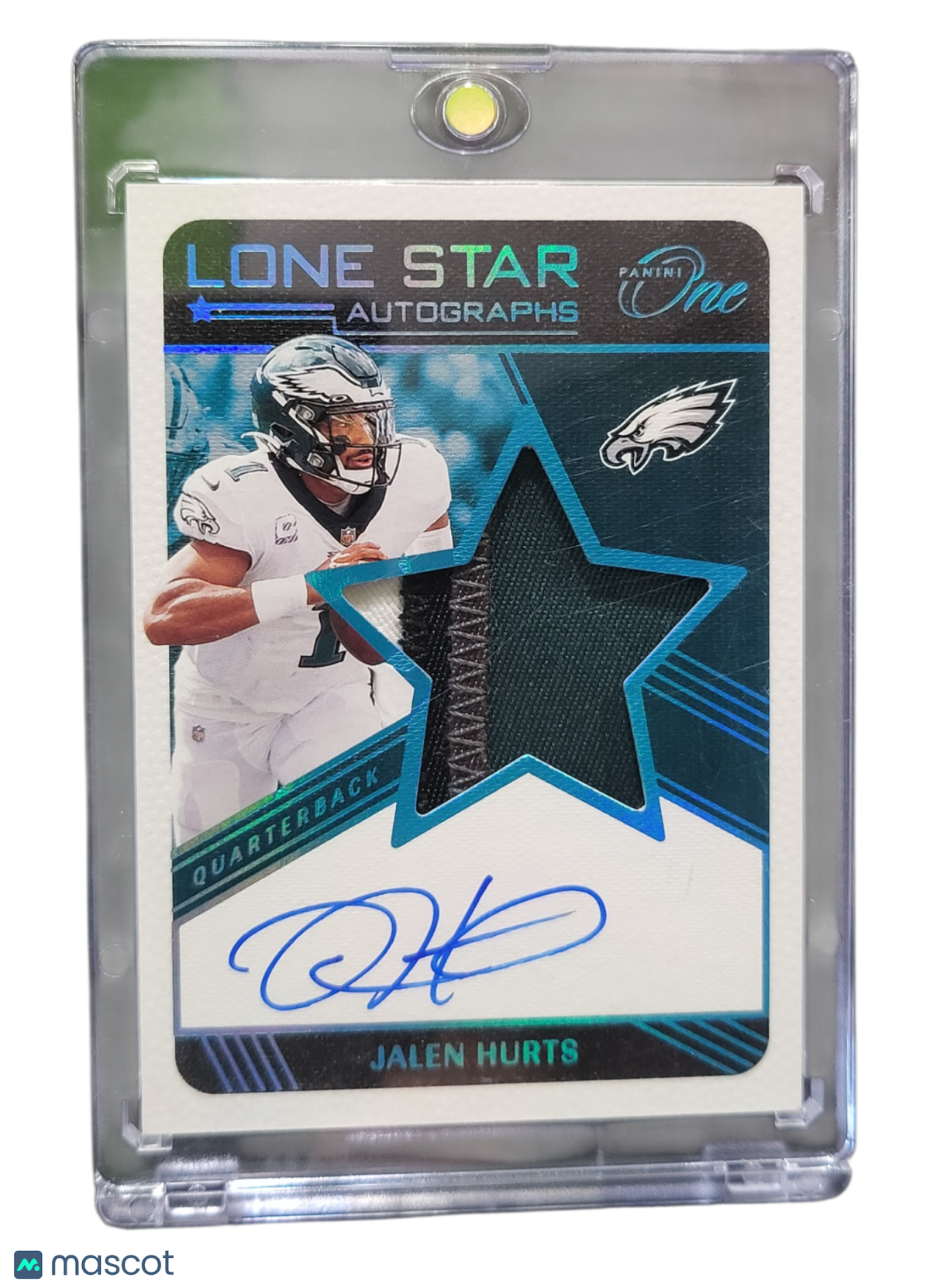 2022 Panini One Lone Star Autographs Jalen Hurts #88 Patch Memorabilia 1/1