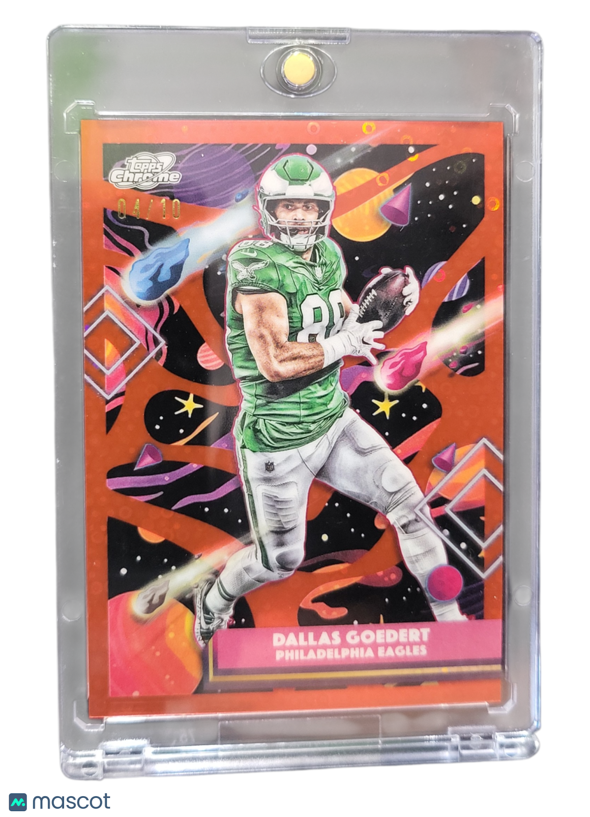 2025 Topps Chrome Dallas Goedert #81 Orange 04/10