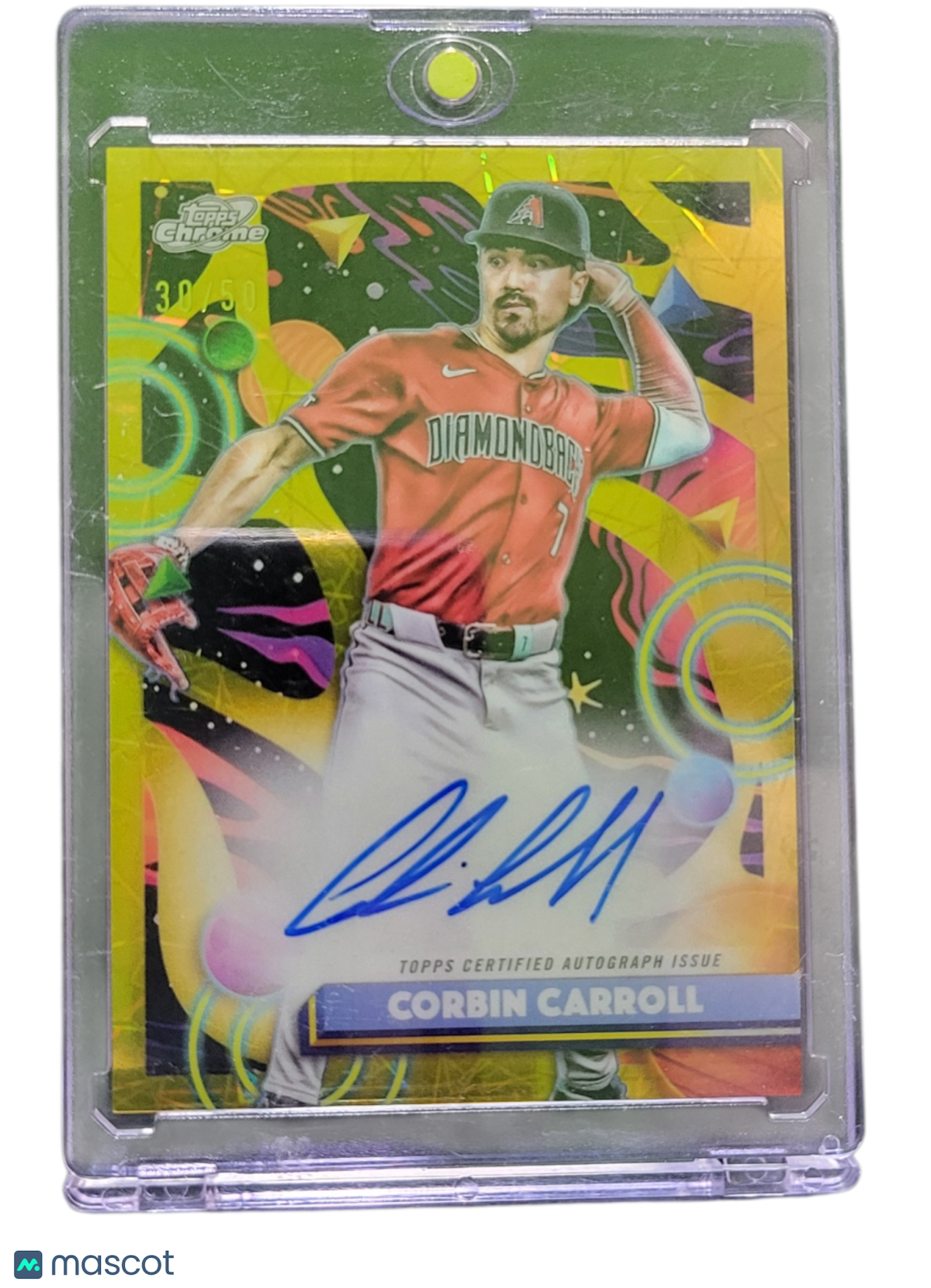 2025 Topps Cosmic Chrome Corbin Carroll #CCA-CCA Yellow RayWave /