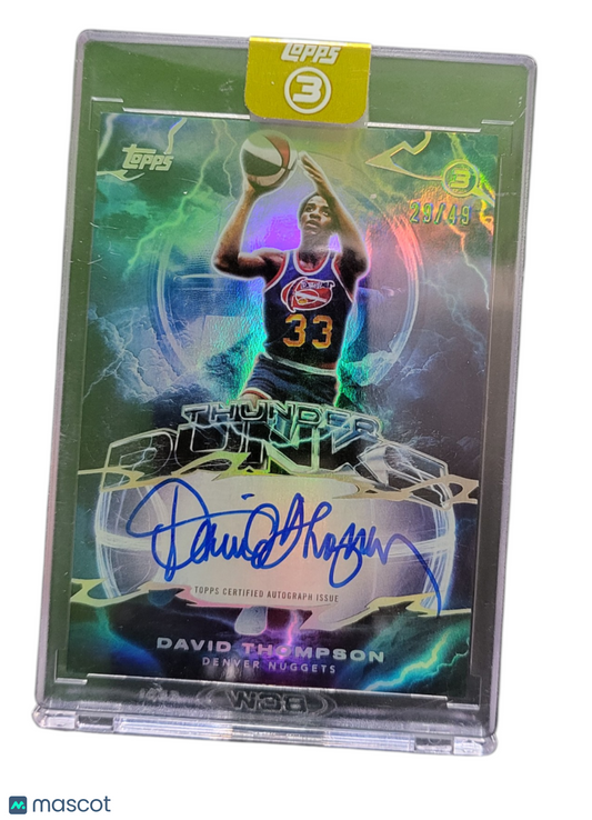2026 Topps 3 Thunder Dunks David Thompson #TD-DT 29/49