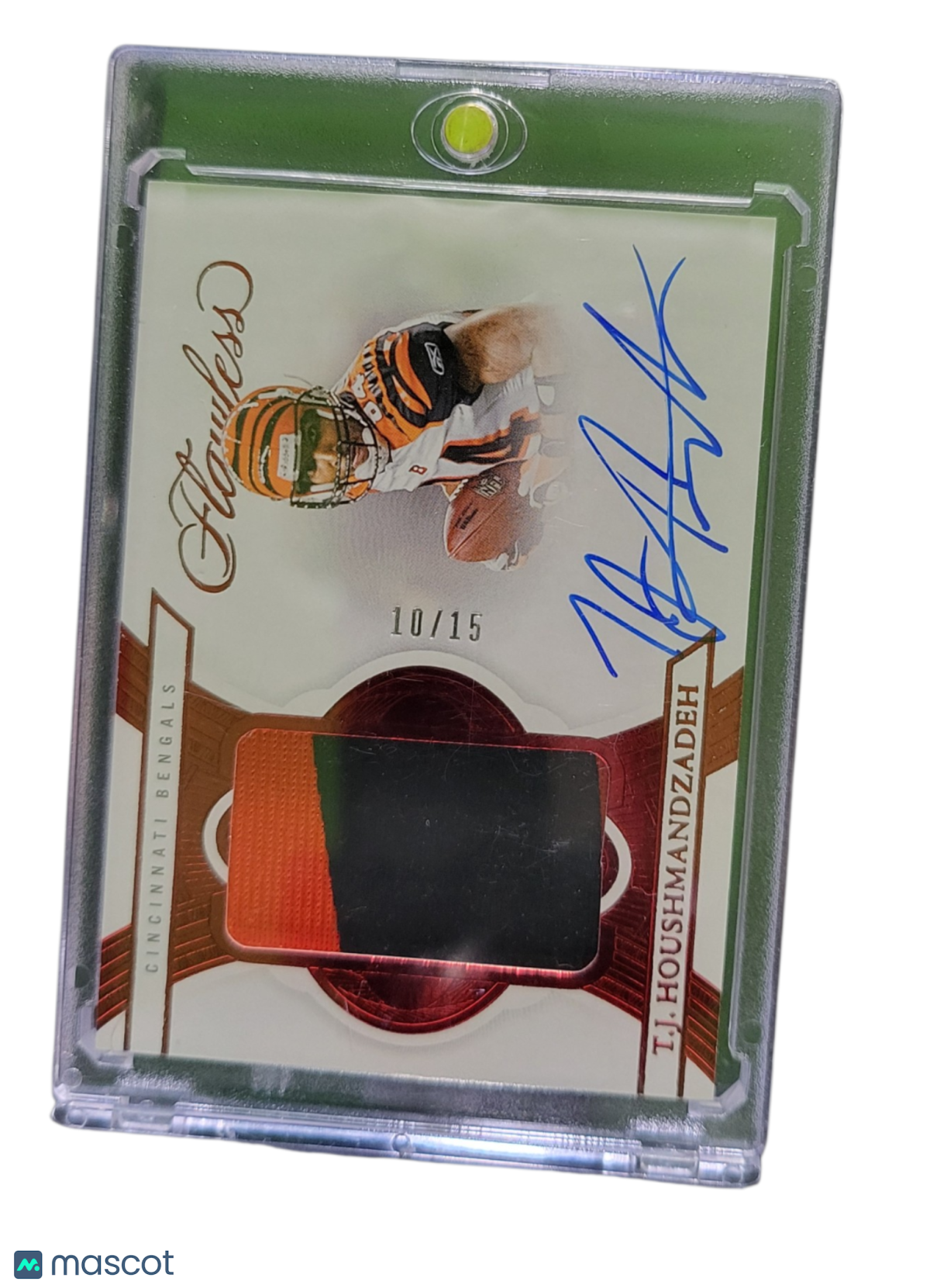 2026 Panini Flawless T.J. Houshmandzadeh #PA-TJH Patch Autograph 10/15