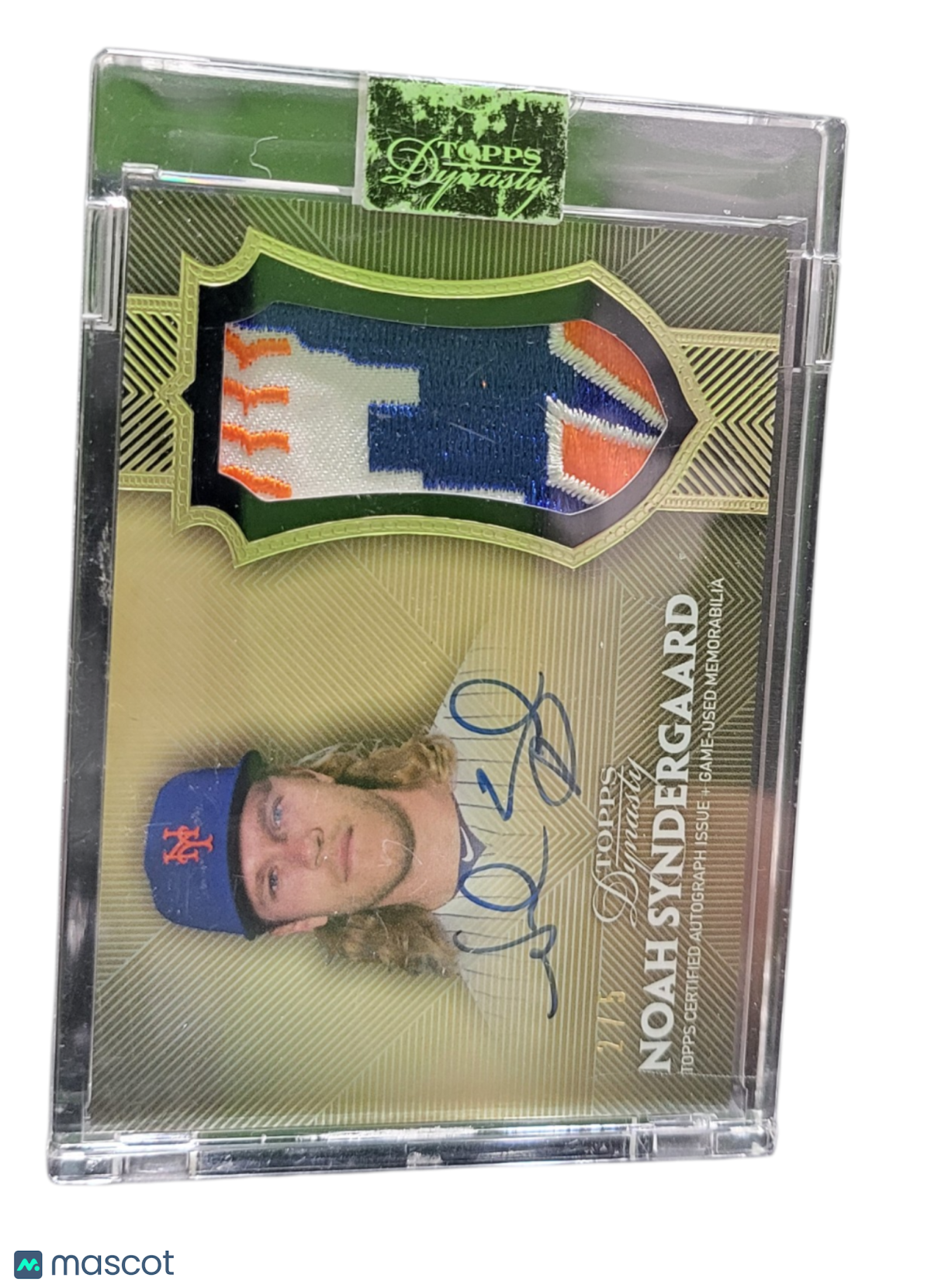 2017 Topps Dynasty Noah Syndergaard #AP-NS1 Patch Game-Used Memorabilia