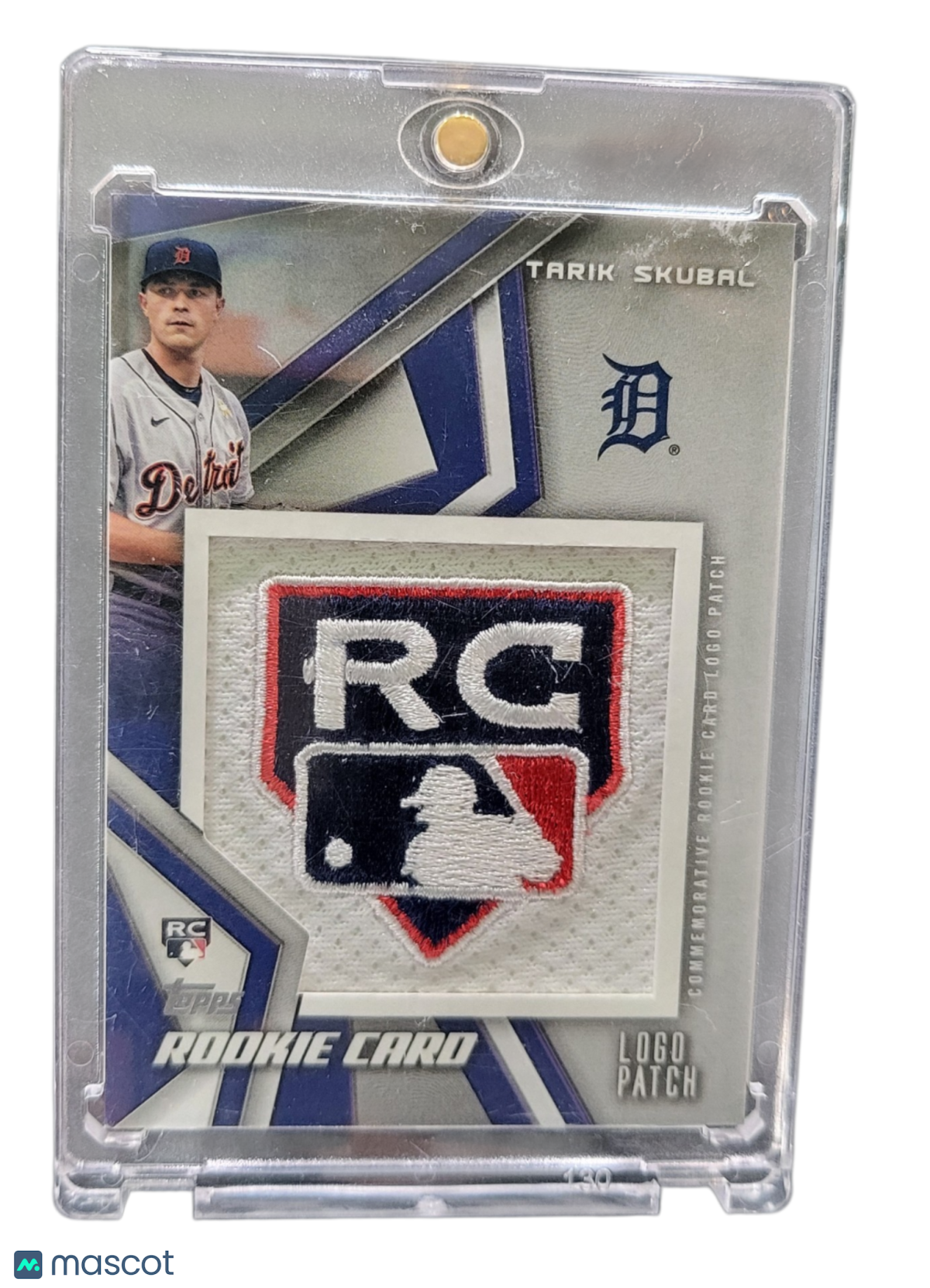 2021 Topps Baseball Series Two Tarik Skubal #RP-TSK Rookie Card Logo Patch RC