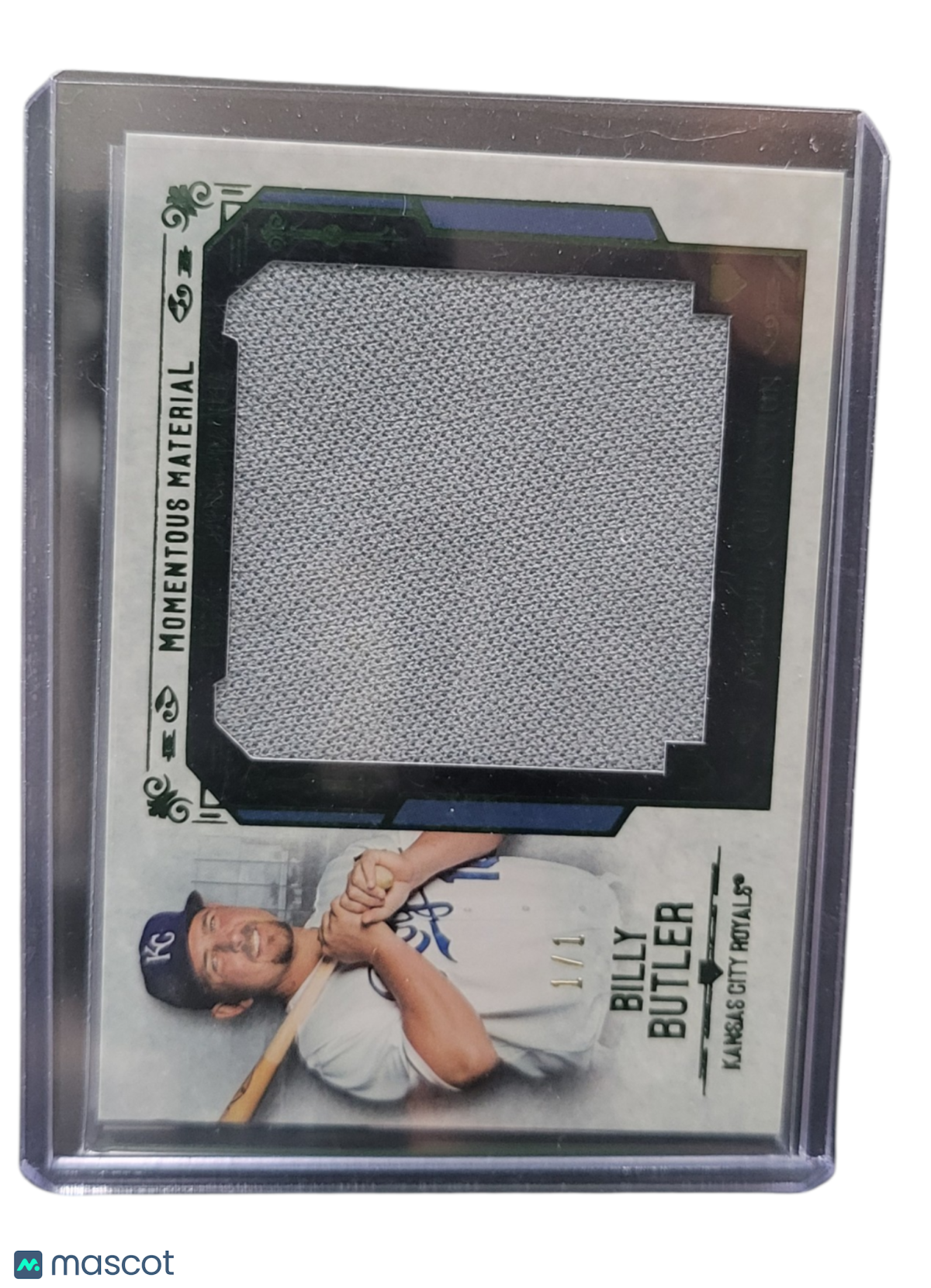 2015 Topps Museum Collection Momentous Material Billy Butler #MMJR-BBR 1 / 1 Relic Memorabilia