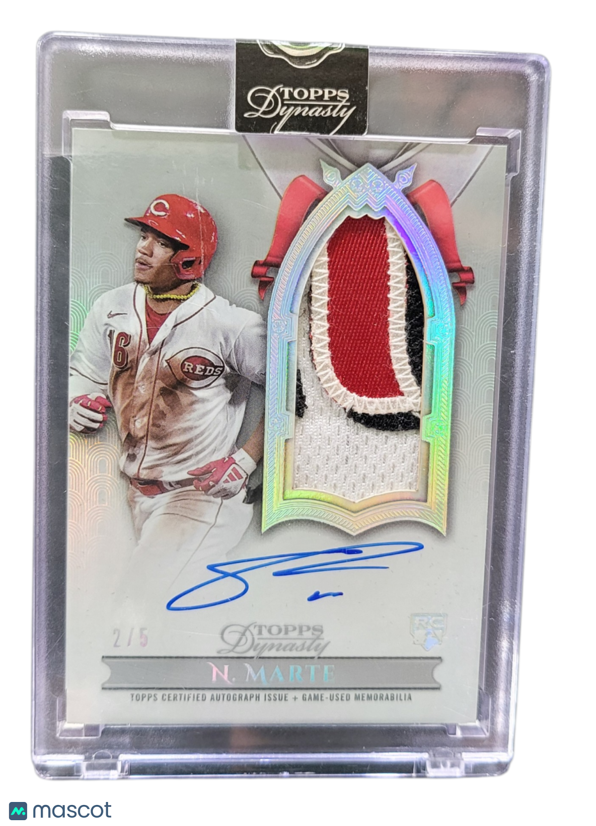 2024 Topps Dynasty Noelvi Marte #DAPB-NM2 Autograph Patch RC 2 / 5