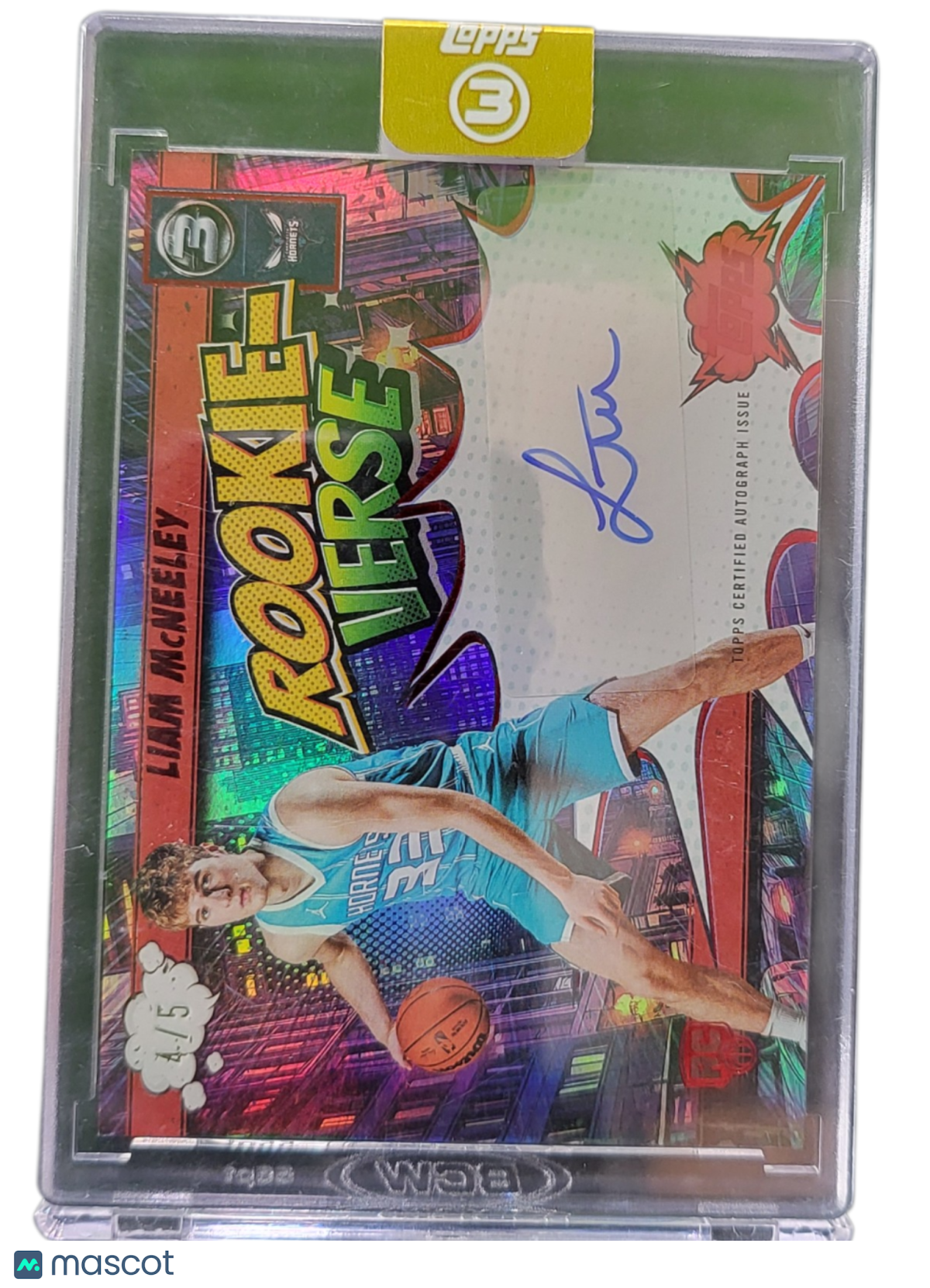 2026 Topps 3 Rookie-Verse Liam McNeeley #RV-LM