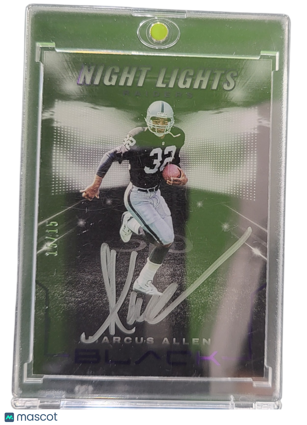 2023 Panini Black Night Lights Marcus Allen #NLS-MA 15/15