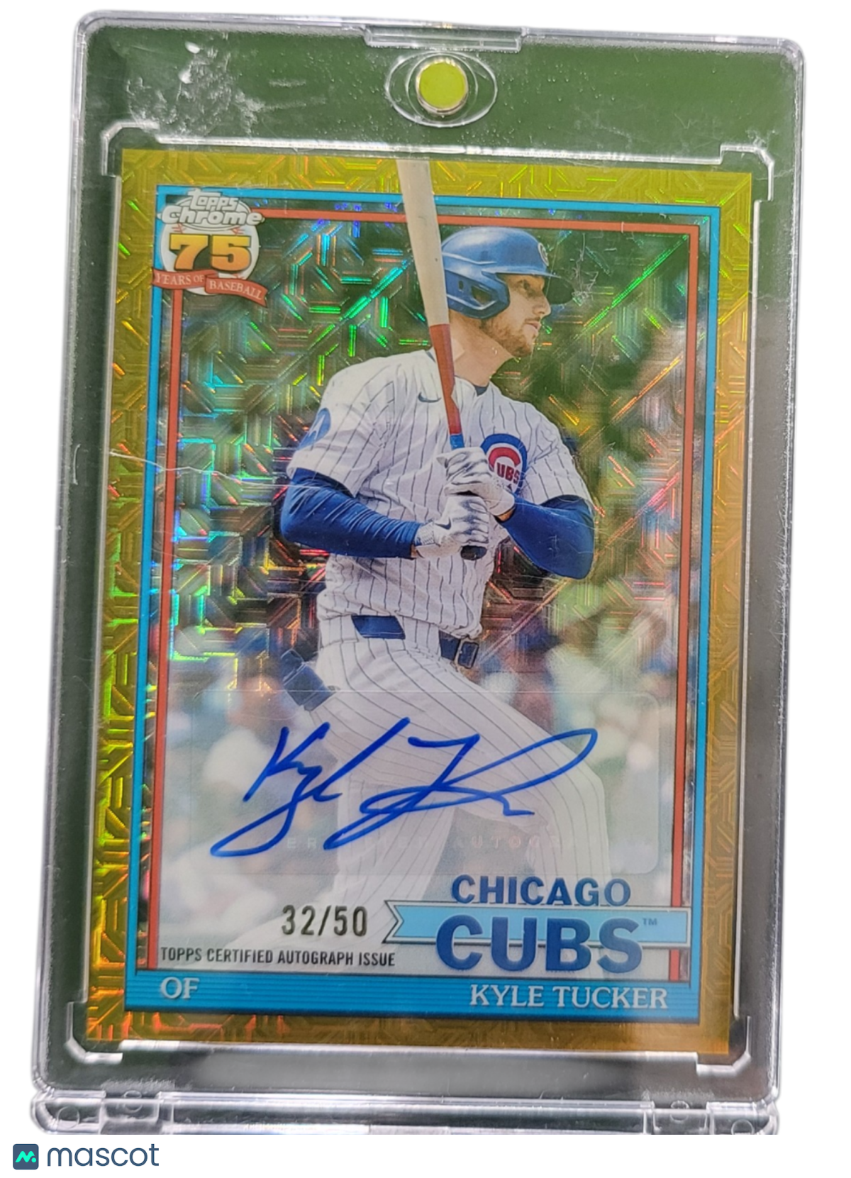 2023 Topps Chrome Kyle Tucker #91C-83 Gold Mojo Refractor 32/50