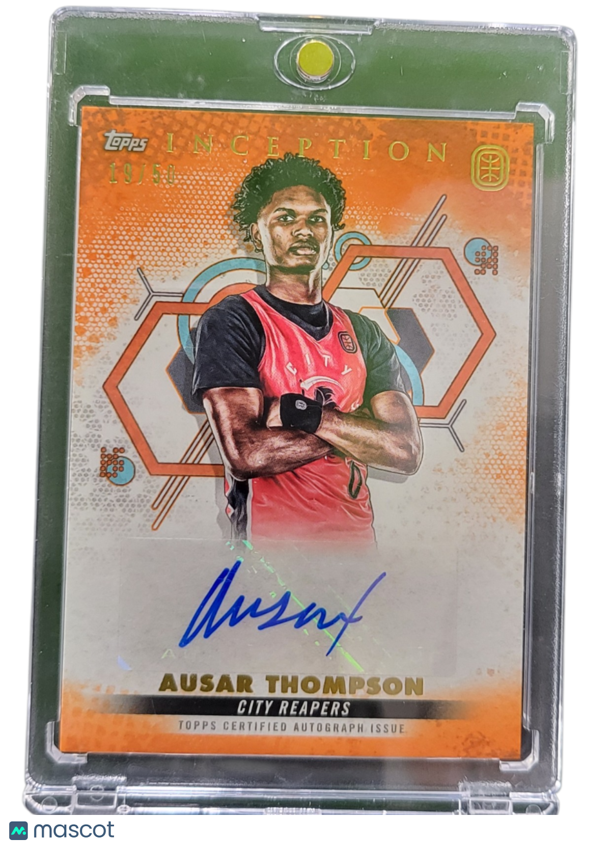2022 Topps Inception OTE Basketball Ausar Thompson #IA-AUT1 Orange