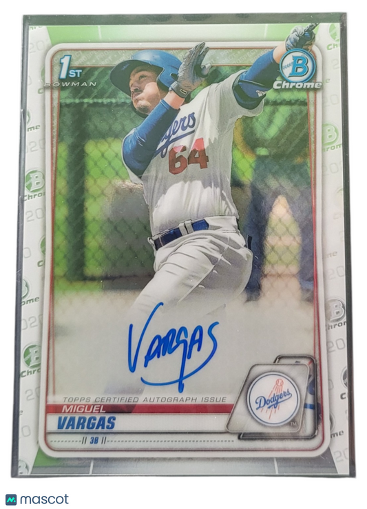 2020 Bowman Chrome Miguel Vargas #CPA-MV 1st Bowman