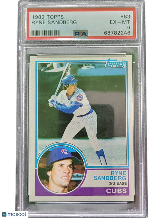 1983 Topps Ryne Sandberg #83 PSA 6