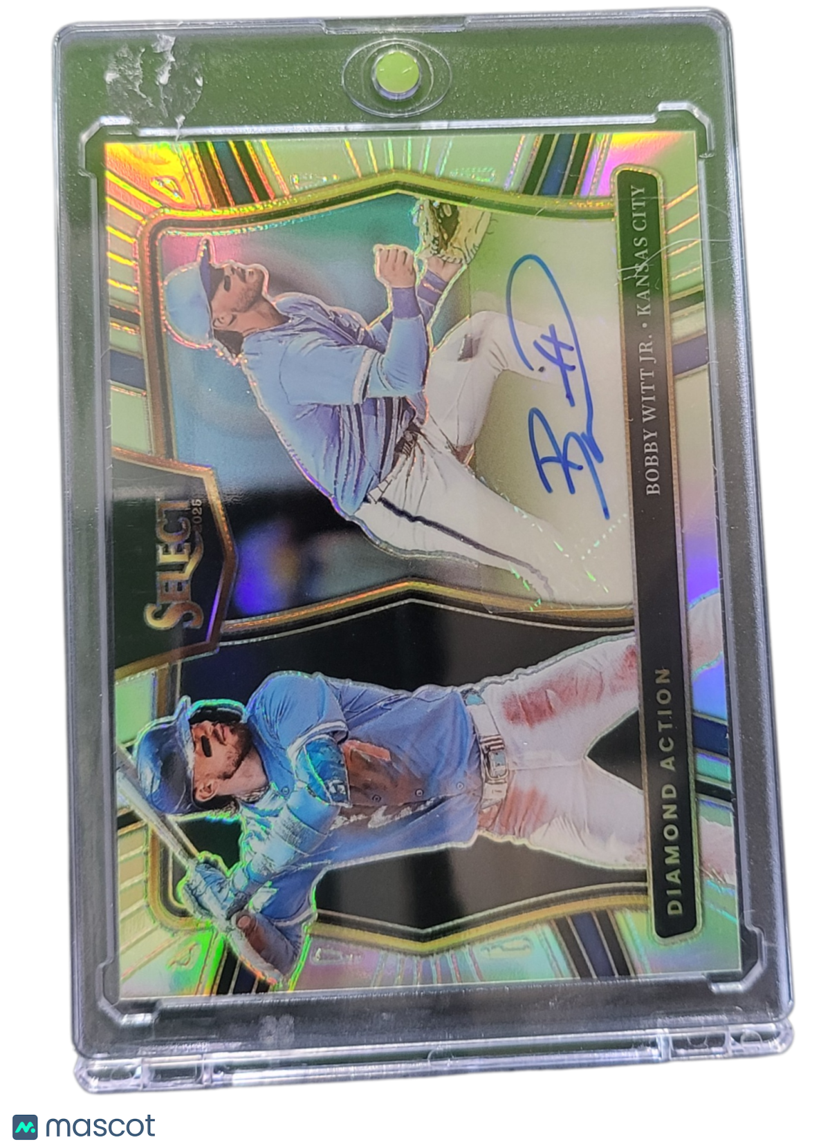 2025 Panini Select Bobby Witt Jr. #DAS-BW Green Prizm