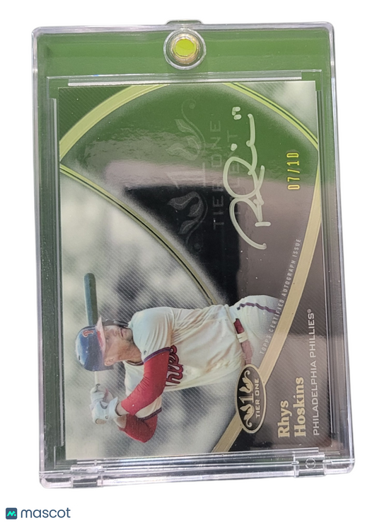 2020 Topps Tier One Rhys Hoskins #TITA-RHO 07/10