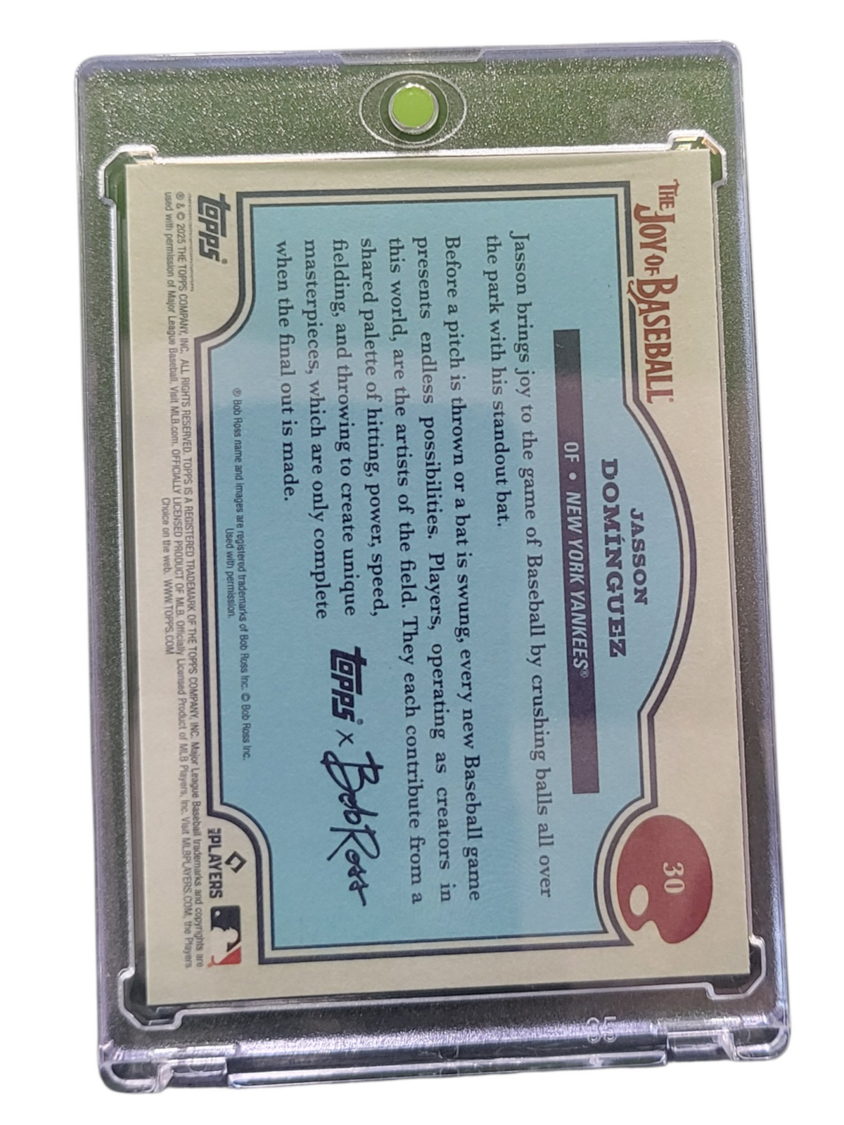 2023 Topps x Bob Ross The Joy of Baseball Jasson Domínguez #30