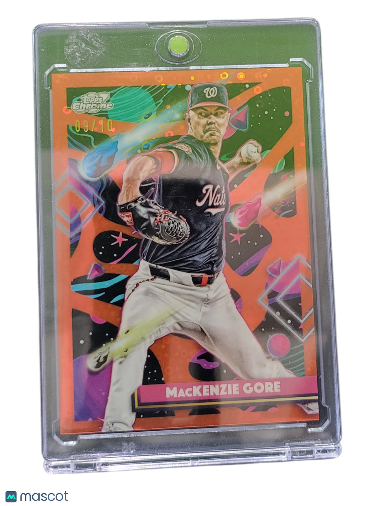 2025 Topps Cosmic Chrome MacKenzie Gore #134 Orange 09/10